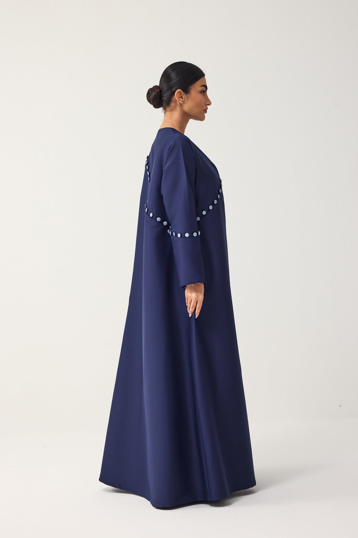 NAVY BLUE STRAIGHT FIT ABAYA