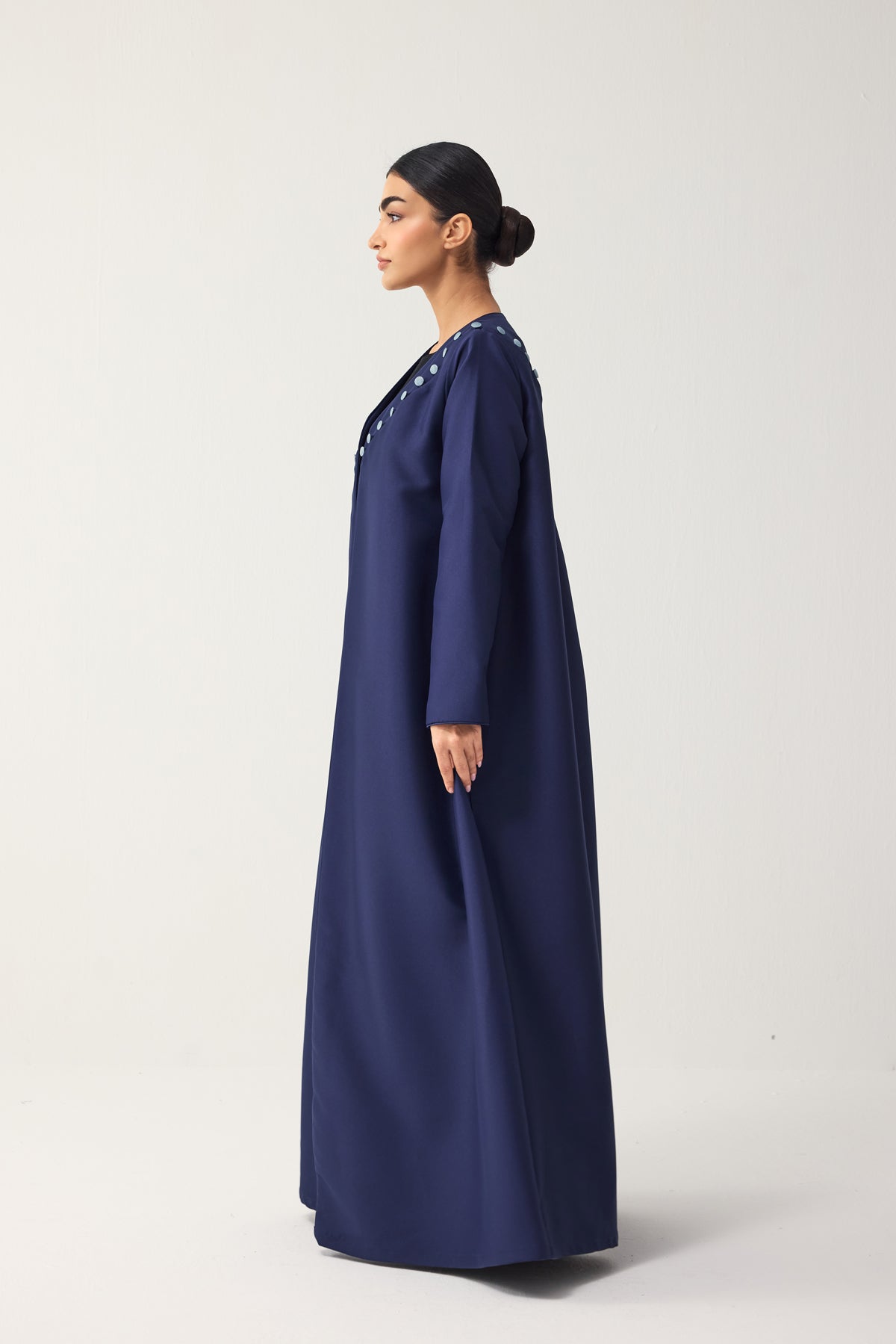 NAVY BLUE STRAIGHT FIT ABAYA