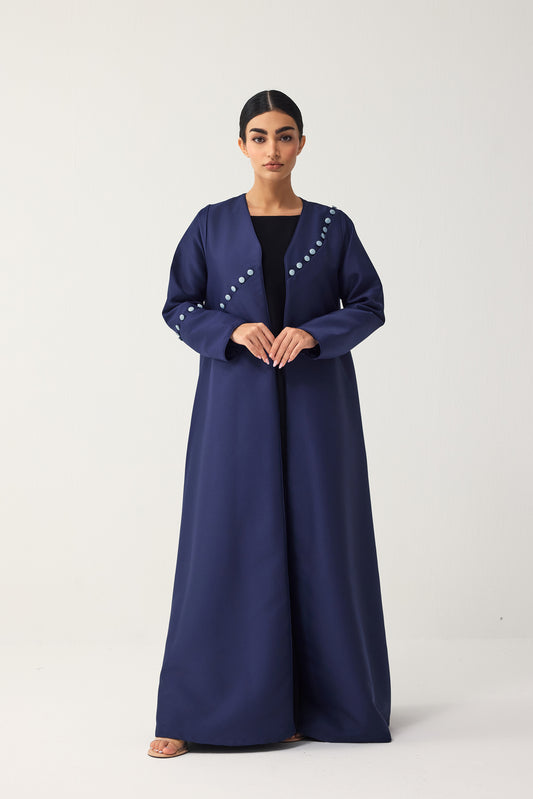 NAVY BLUE STRAIGHT FIT ABAYA