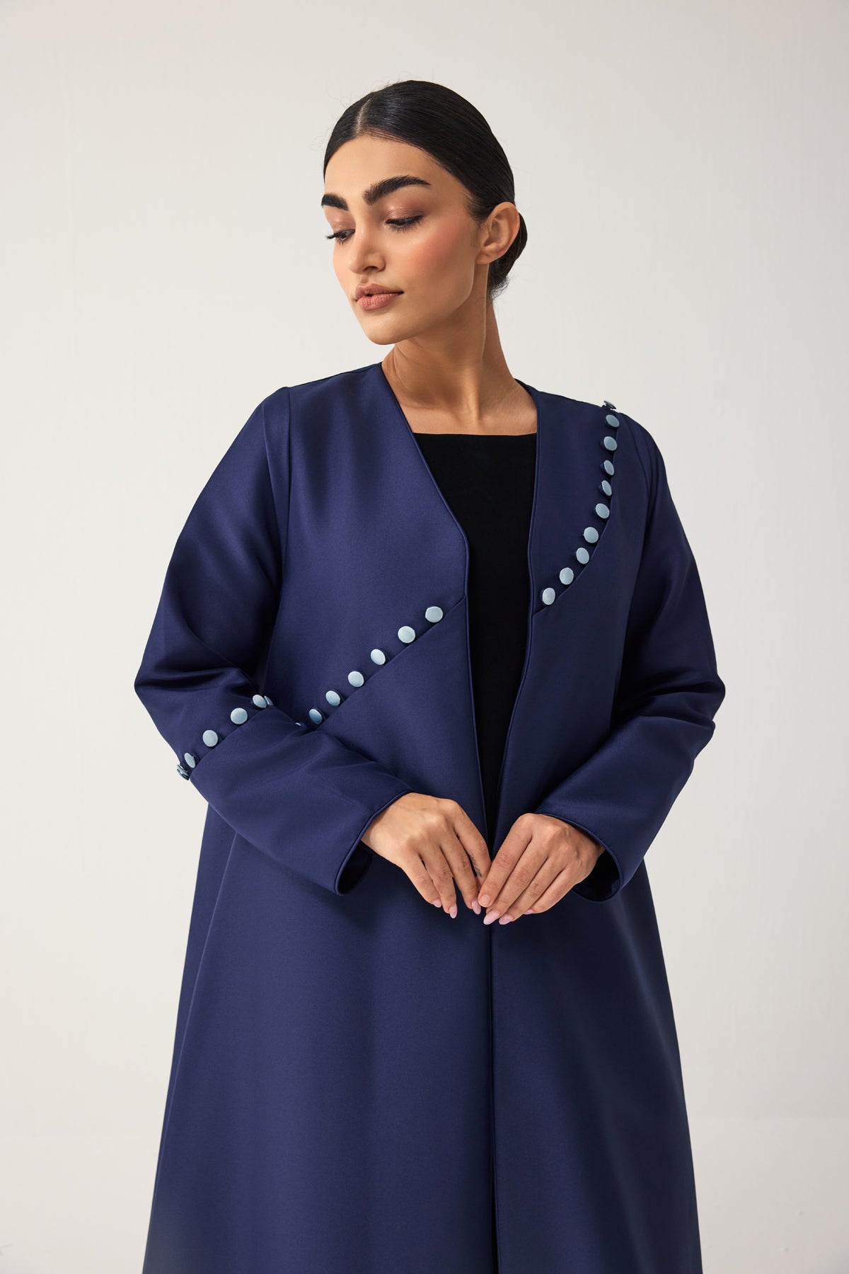 NAVY BLUE STRAIGHT FIT ABAYA