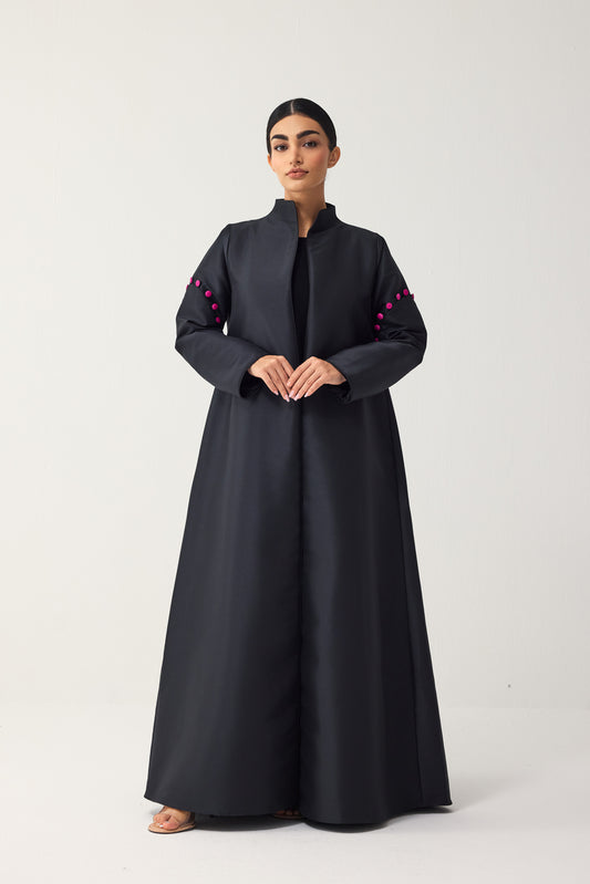 BLACK STRAIGHT FIT ABAYA