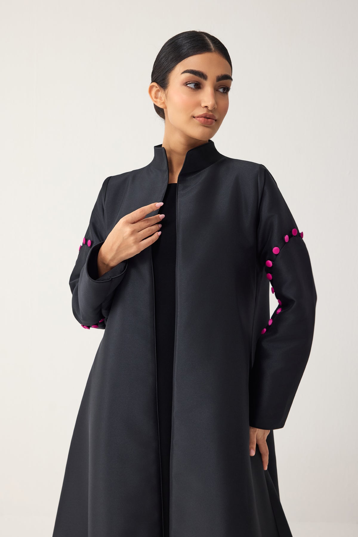 BLACK STRAIGHT FIT ABAYA