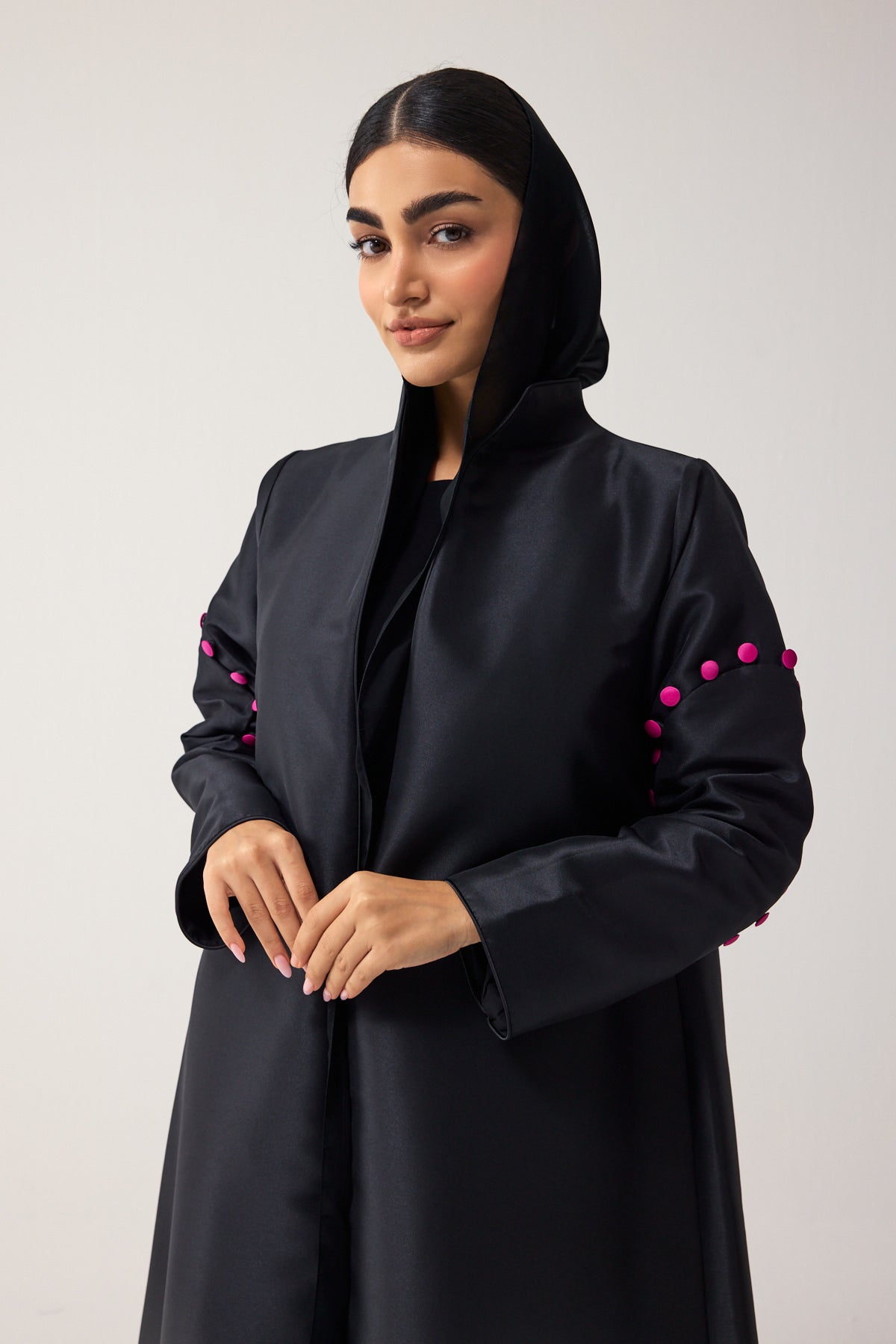 BLACK STRAIGHT FIT ABAYA